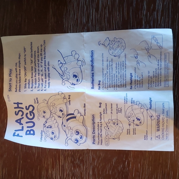 💖HP💖Vintage! SilverLit Motorized Flash Bugs Honey Bee Rare! Works! - Picture 5 of 12